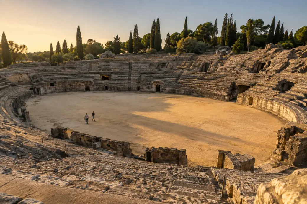 Anfiteatro romano de Itálica, junto a Sevilla