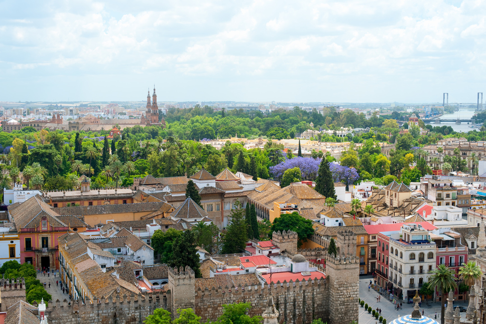 Vista aérea de Sevilla