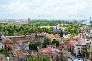 Vista aérea de Sevilla